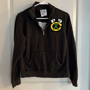 Chicago Blackhawks 1/4 zip sweatshirt size small
